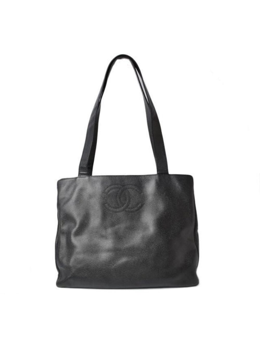 Chanel Tote A4 Caviar Leather Black